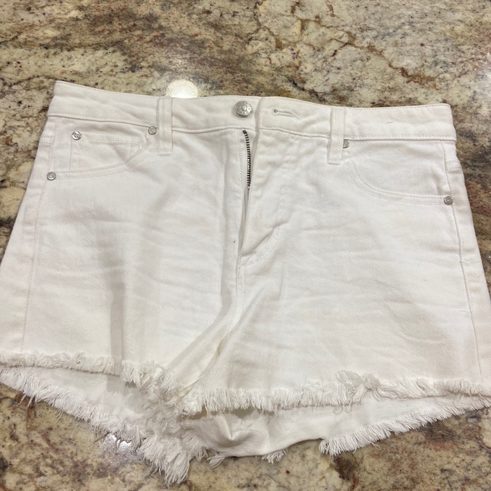 Celebrity pink 5/27 white jean shorts